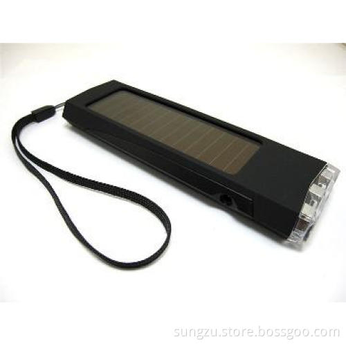factory Solar Powered Keychain Flashlight